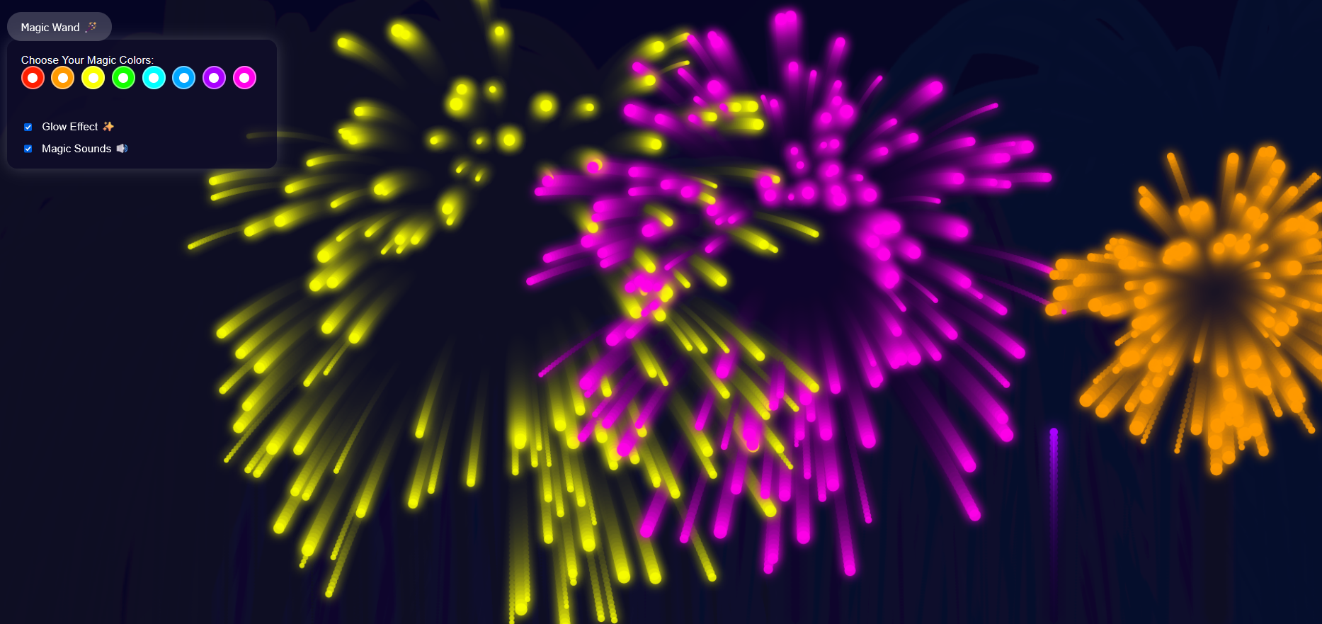 Cause and Effect Fireworks Screenshot